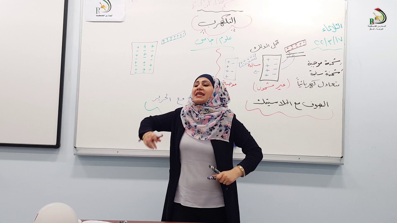 الصف الخامس - العلوم - الوحدة الثانية - الدرس الأول - التكهرب 1
