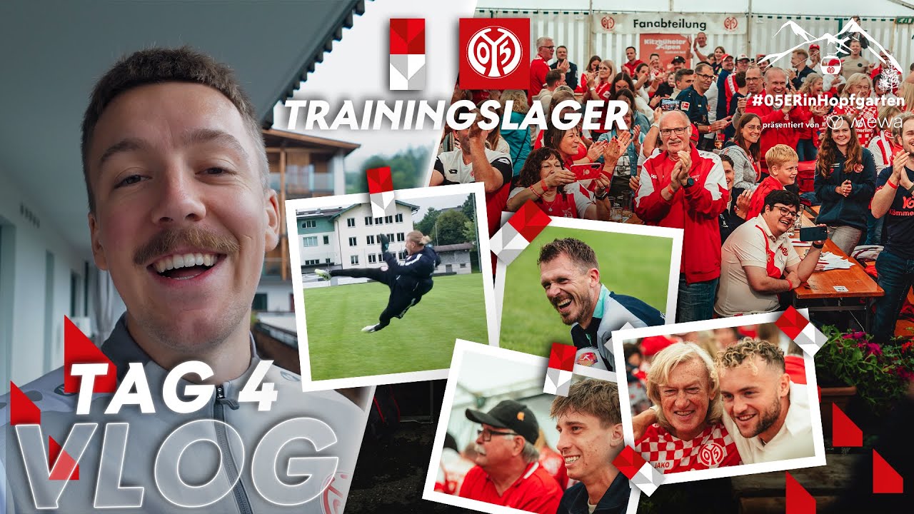 Torwarttraining & Frühschoppen mit den Fans! 🤩| TAG 4 ⚽ Trainingslager-VLOG 📹 | 25/26