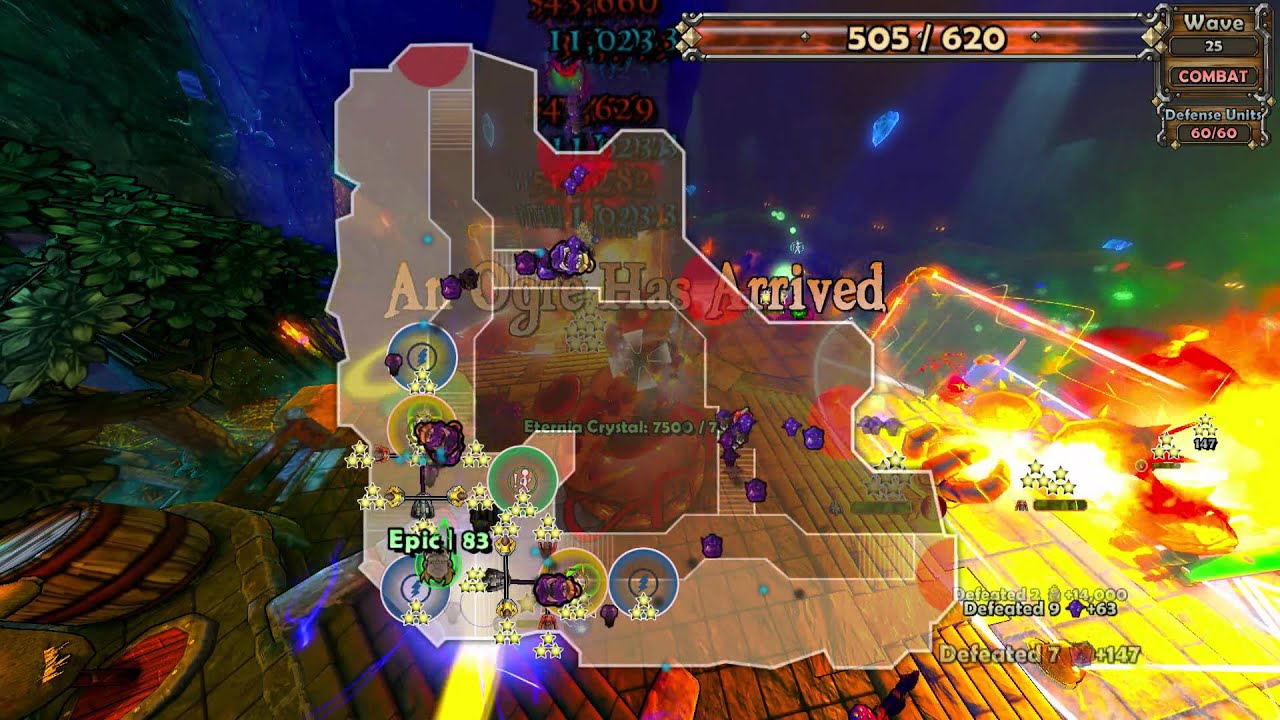 Dungeon Defenders - Survival : The Deeper Well Nightmare Hardcore Solo Wave25