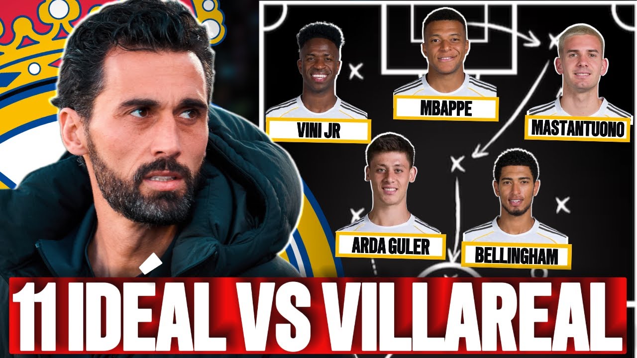 🤯| Le 11 IDÉAL du REAL MADRID 🆚 VILLAREAL ?! TRIO DE FOU : VINI-MBAPPE-MASTANTUONO ? (FOOTBALL)
