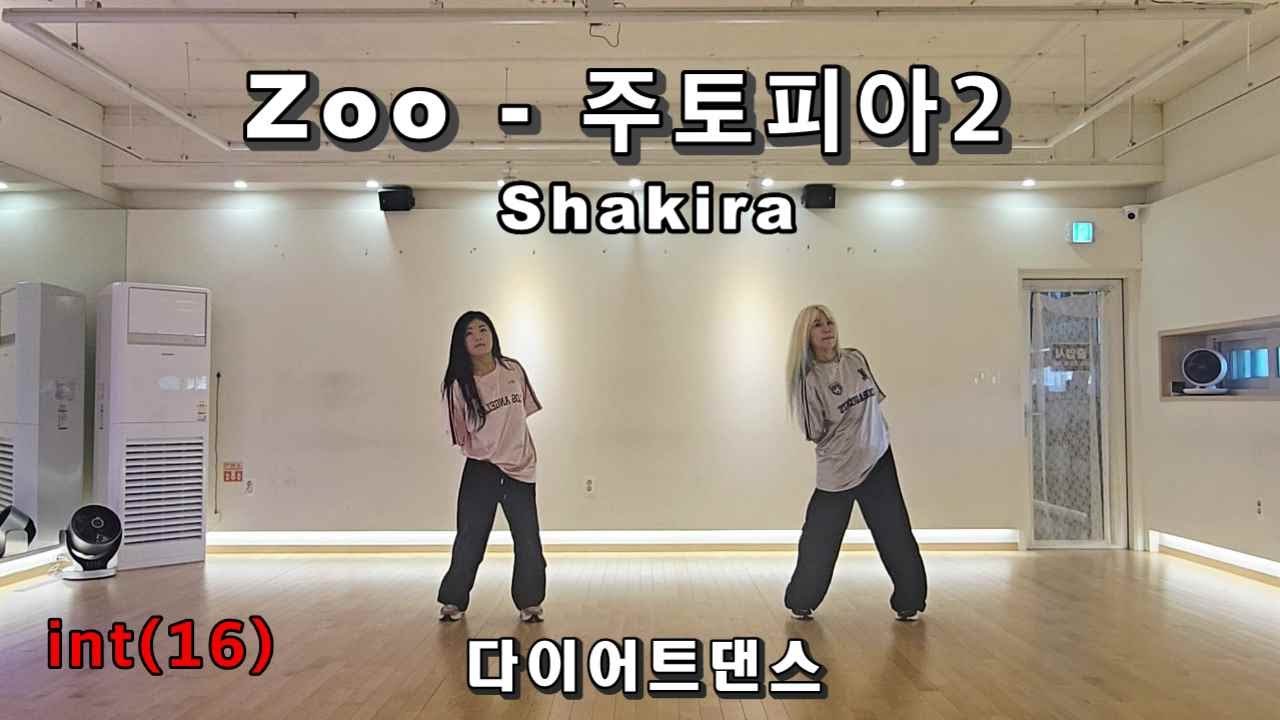 Shakir(샤키라) -Zoo (주토피아2)편집곡/온댄스시니쌤안무/다이어트댄스/거울모드