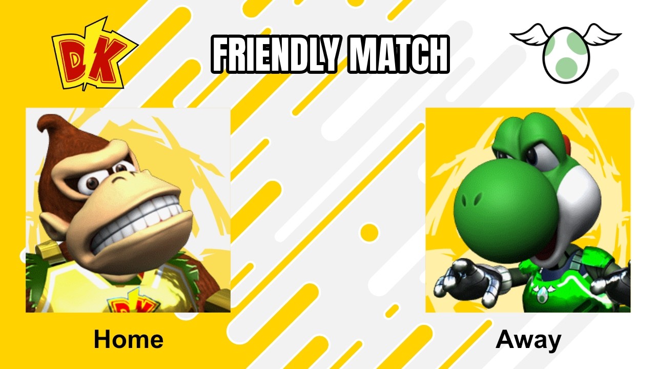 Friendly Match - Donkey Kong vs. Yoshi
