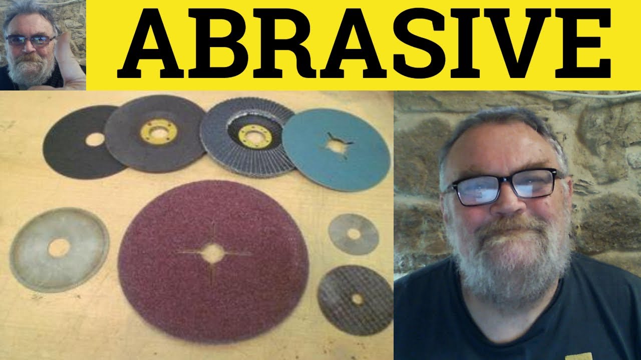 🔵 Abrasive Meaning - Abrade Defined - Abrasive Examples - C2 Vocabulary - Abrase