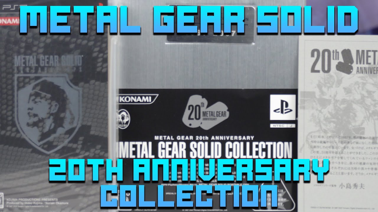 Metal Gear Solid Collection 20th Anniversary Unboxing | Two Retro Mates