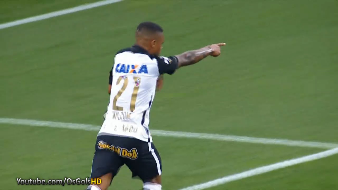 Gol de Malcom, Corinthians 3 x 0 Goias - Brasileir&atilde;o 15/10/2015