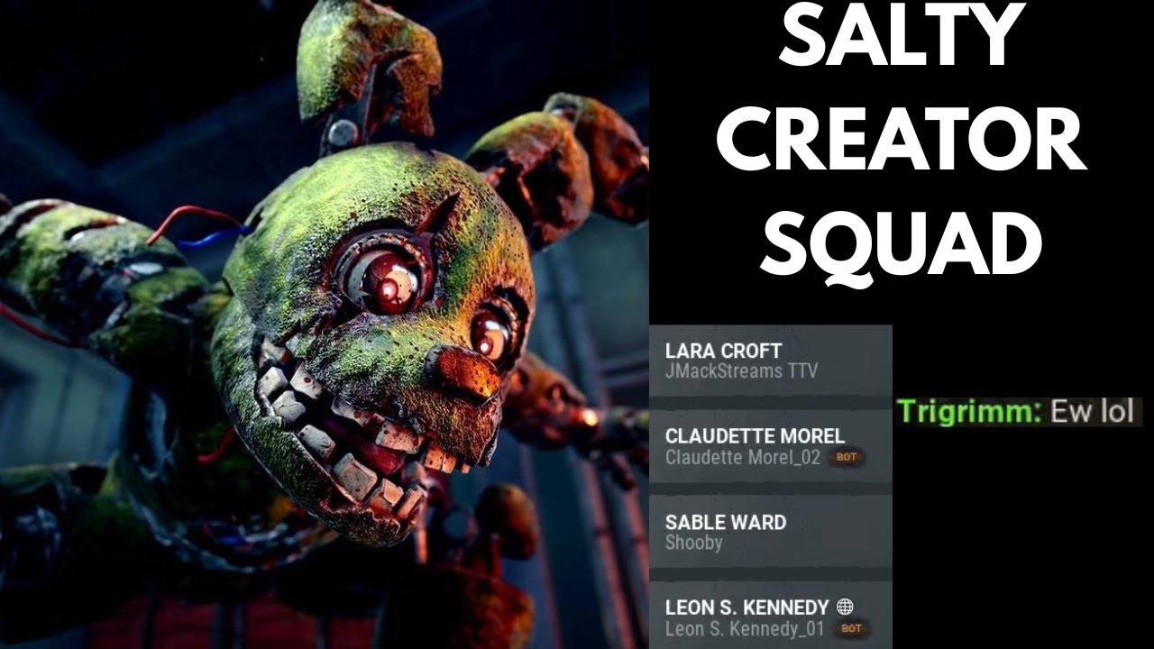 Salty TTV Squad DOMMED by P9 SPRINGTRAP