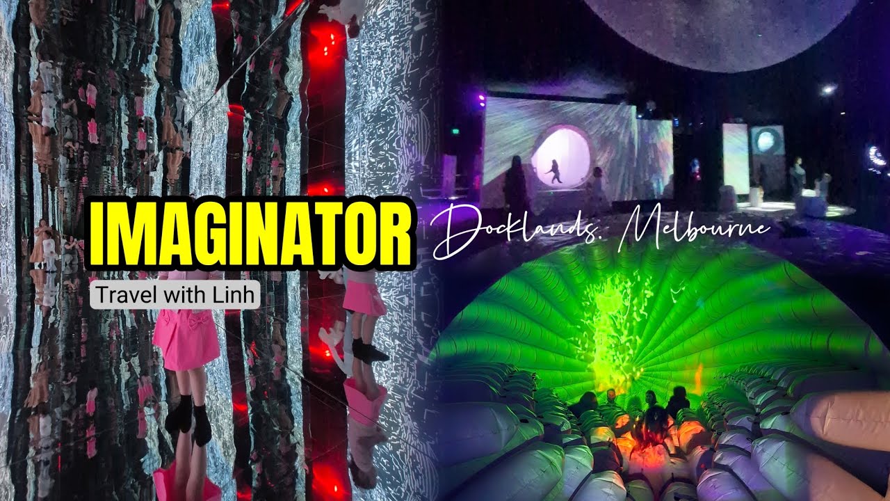 Let's check out what IMAGINATOR is like inside. Explore Docklands | Travel with Linh