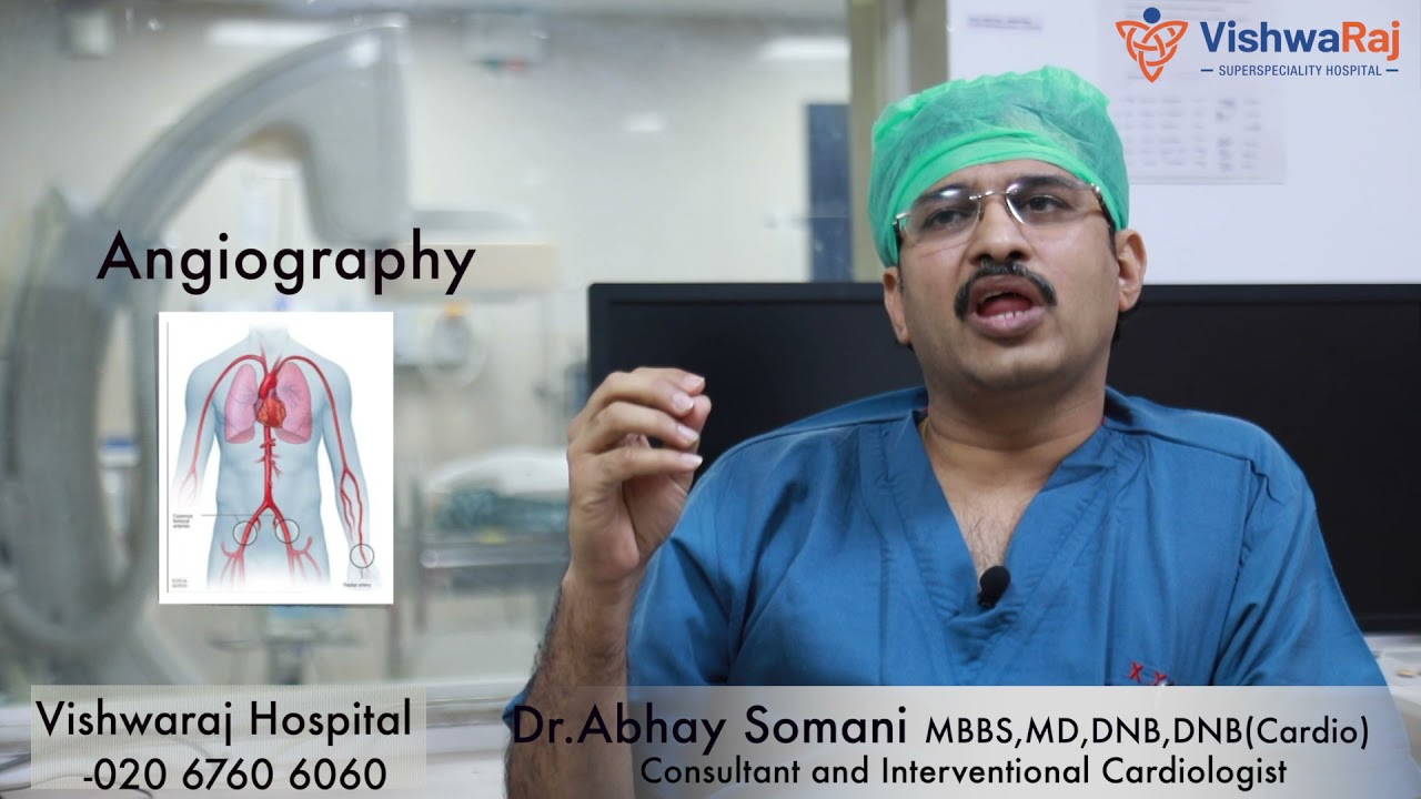 ऍन्जिओग्राफी म्हणजे काय | What is Angiography By Dr.Abhay Somani | VishwaRaj Hospital Loni Pune