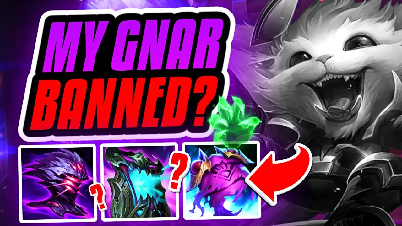 THIS IS WHAT HAPPENS WHEN MY GNAR GETS BANNED!!! (Very Big Noob xdd) S16 Gnar Ranked Lol Gameplay