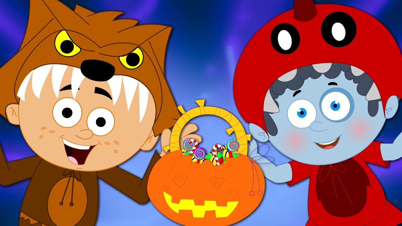 Knock Knock Trick Or Treat Halloween Songs | Scary Nursery Rhymes For Children