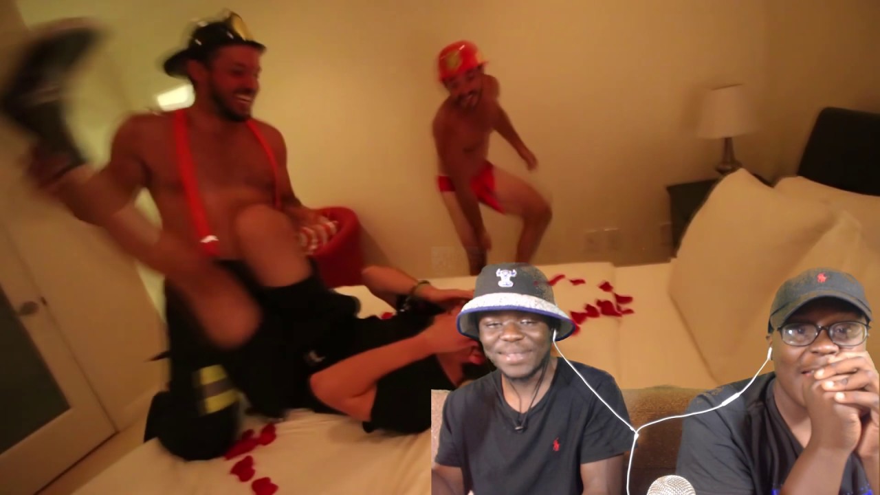 DAVID DOBRIK GETS MALE STRIPPERS W/ LIZA KOSHY!| REACTION!!!