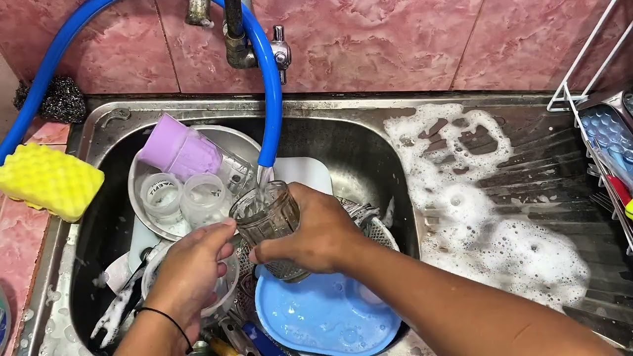 Washing Dishes ASMR 🍽️ | Satisfying Dishwashing Sounds