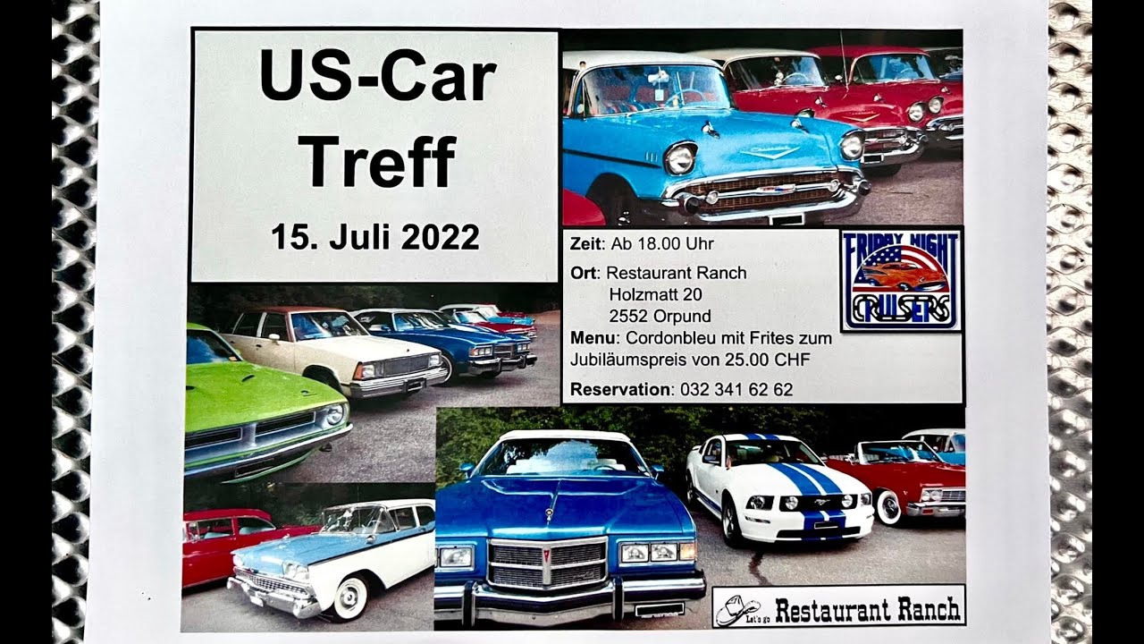 US CAR TREFF 2022 RANCH Holzmatt Orpund DUO DREAMS