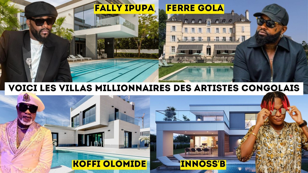 🔥 Les Maisons de Luxe des Artistes Congolais à l’Étranger en 2026 (Vous Allez Être Surpris 😱)