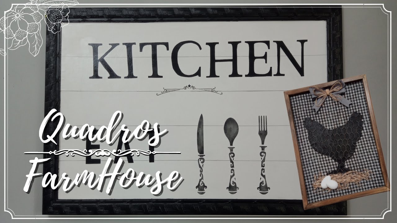2 IDEIAS DE QUADRO FARMHOUSE -  2 IDEAS DE MARCO FARMHOUSE