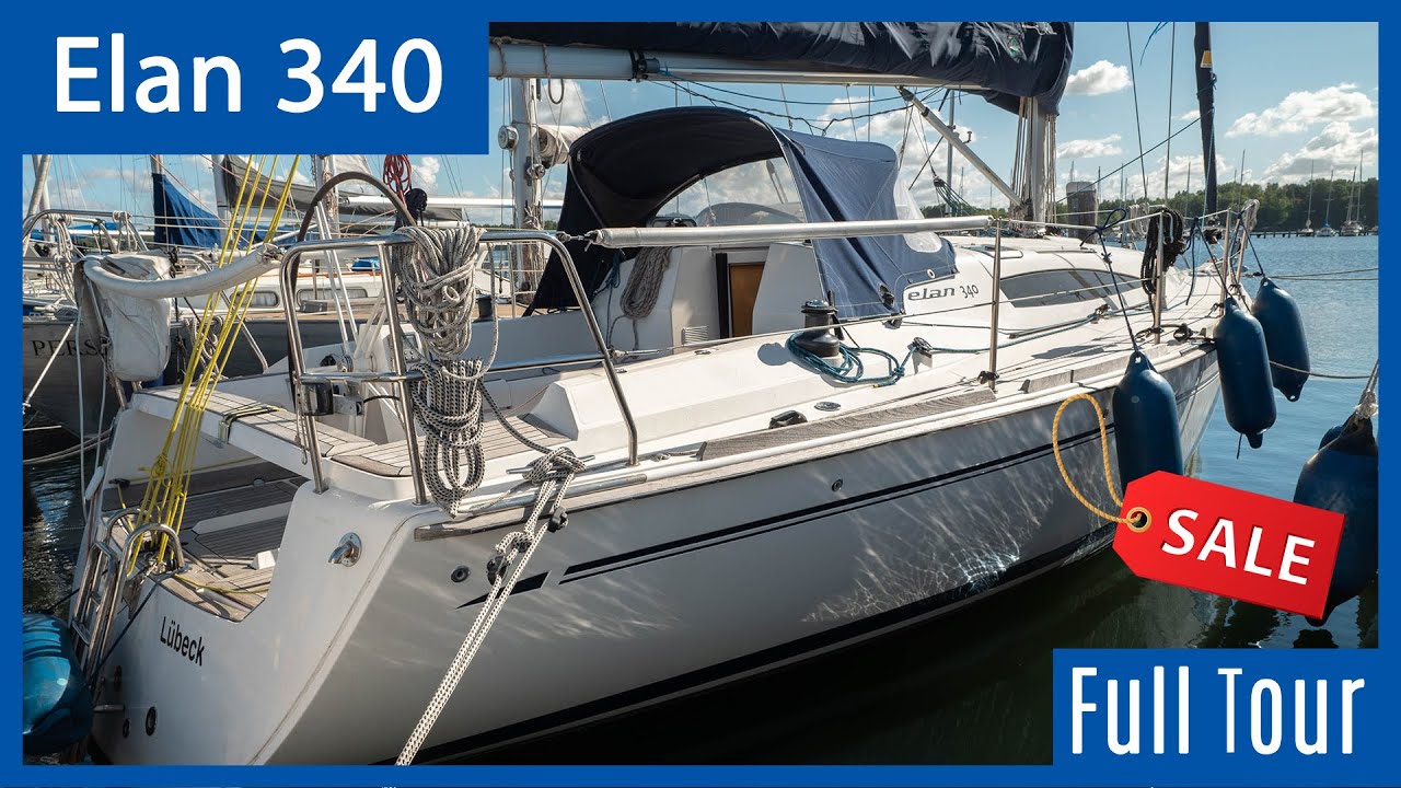 Elan 340 zu verkaufen - Rundgang durch die Segelyacht (VERKAUFT)