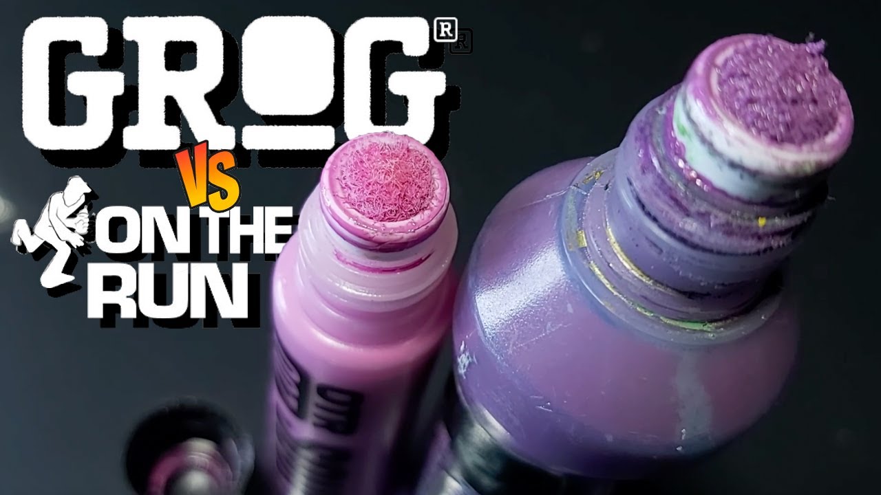 Which is a Better Graffiti Mop for Tags!? Grog Squeezer 05 FMP Mini VS OTR 007 10ml!