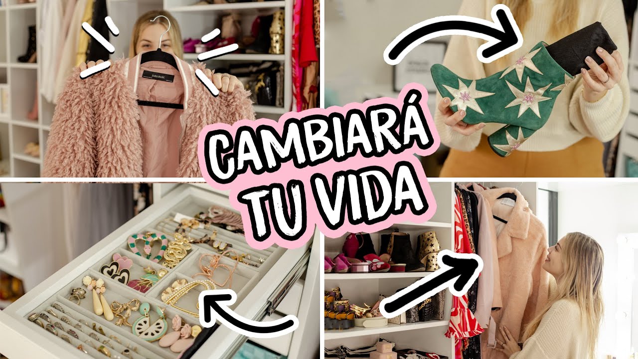 10 TIPS PARA UN CLOSET ORGANIZADO Y BONITO ¡Ahorra espacio!| Dolce Placard