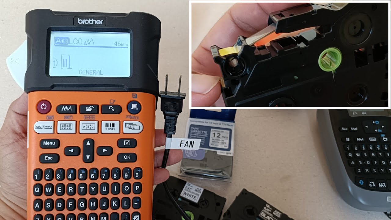 Электронный принтер для этикеток Brother P-touch E300 — введение [CC]