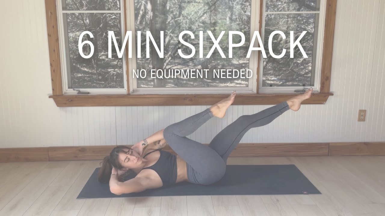 6 MIN SIXPACK WORKOUT - At Home & No Equipment