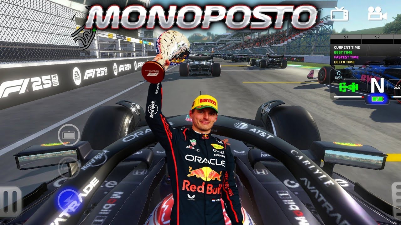 Max Verstappen Brazil Challenge! 🇧🇷 – Monoposto 2025 Gameplay