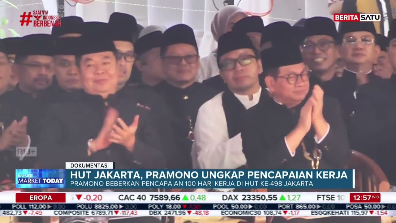 HUT Jakarta: Pramono-Rano Pamer Capaian Awal #Beritasatu