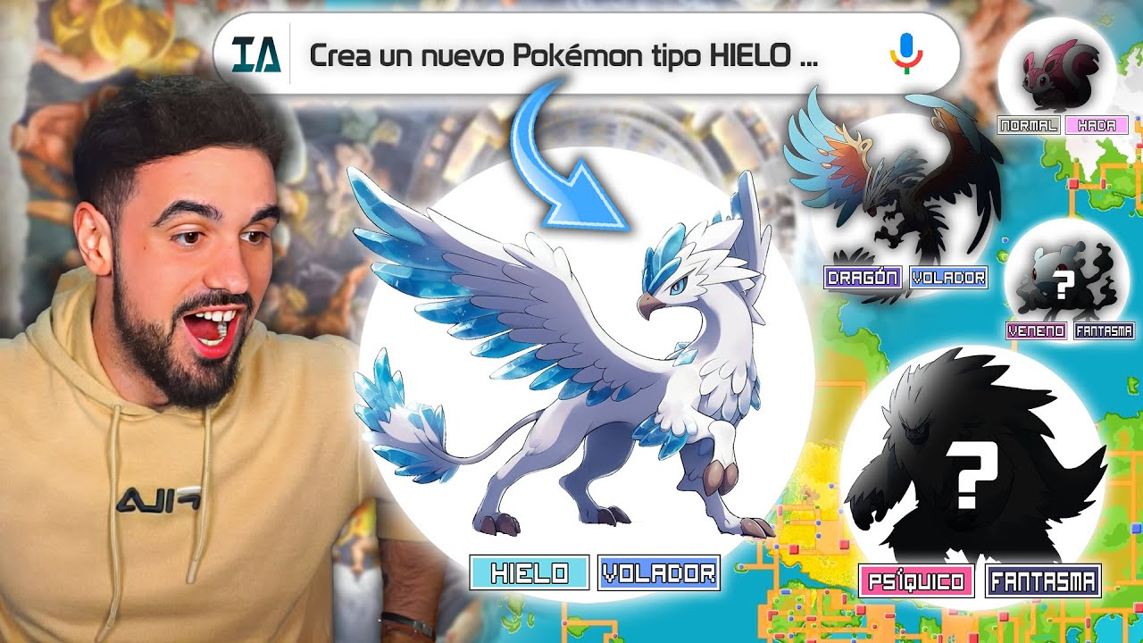 🆕NUEVA GENERACIÓN POKÉMON CREADA POR UNA INTELIGENCIA ARTIFICIAL (+70 NUEVOS POKÉMON) Parte 2