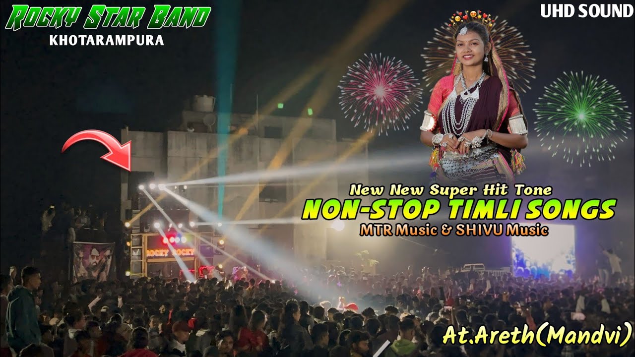 ROCKY STAR BAND ⭐️| New New Super Hit Tonee🪘|NON-STOP TIMLI SONGS 👌😍|At.Areth(Mandvi)