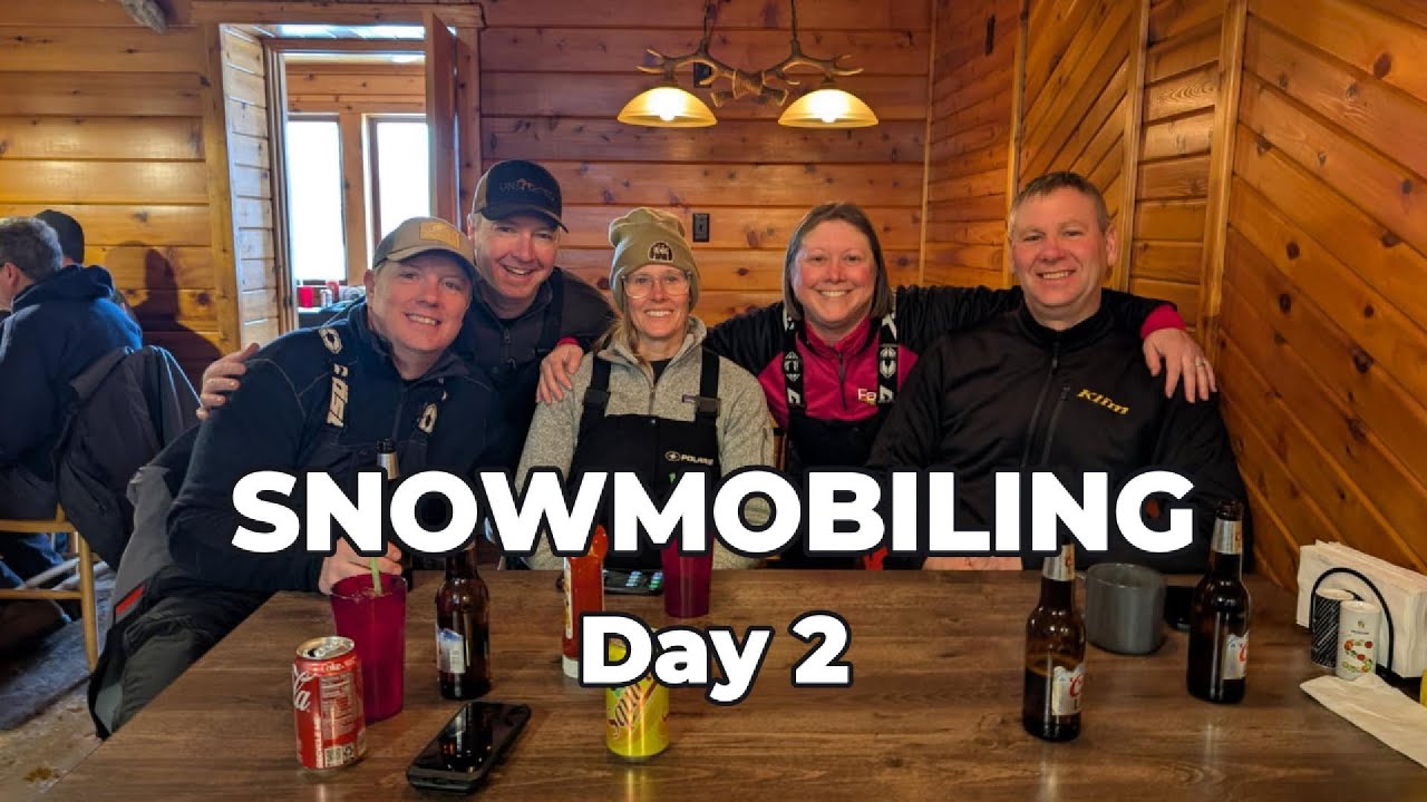 ❄️Wisconsin Snowmobiling Day 3 | 50 Miles, Bar & Grill Stops, Winter Fun❄️