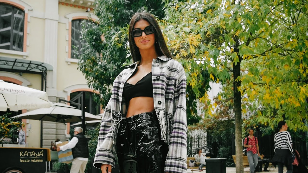 Milan Fashion Week Women's Spring Summer 2022 - Street Style at MSGM and PRADA (part three)