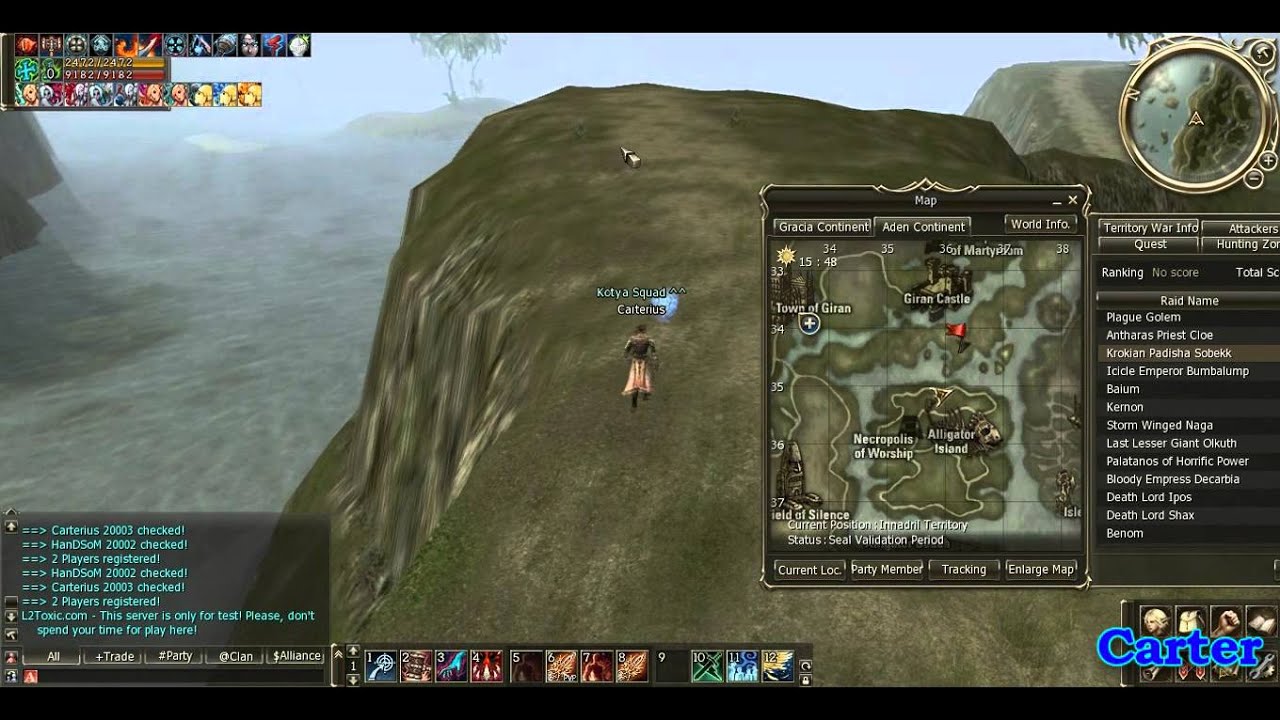 Road to Ocean Flame Ashakiel 76 lvl