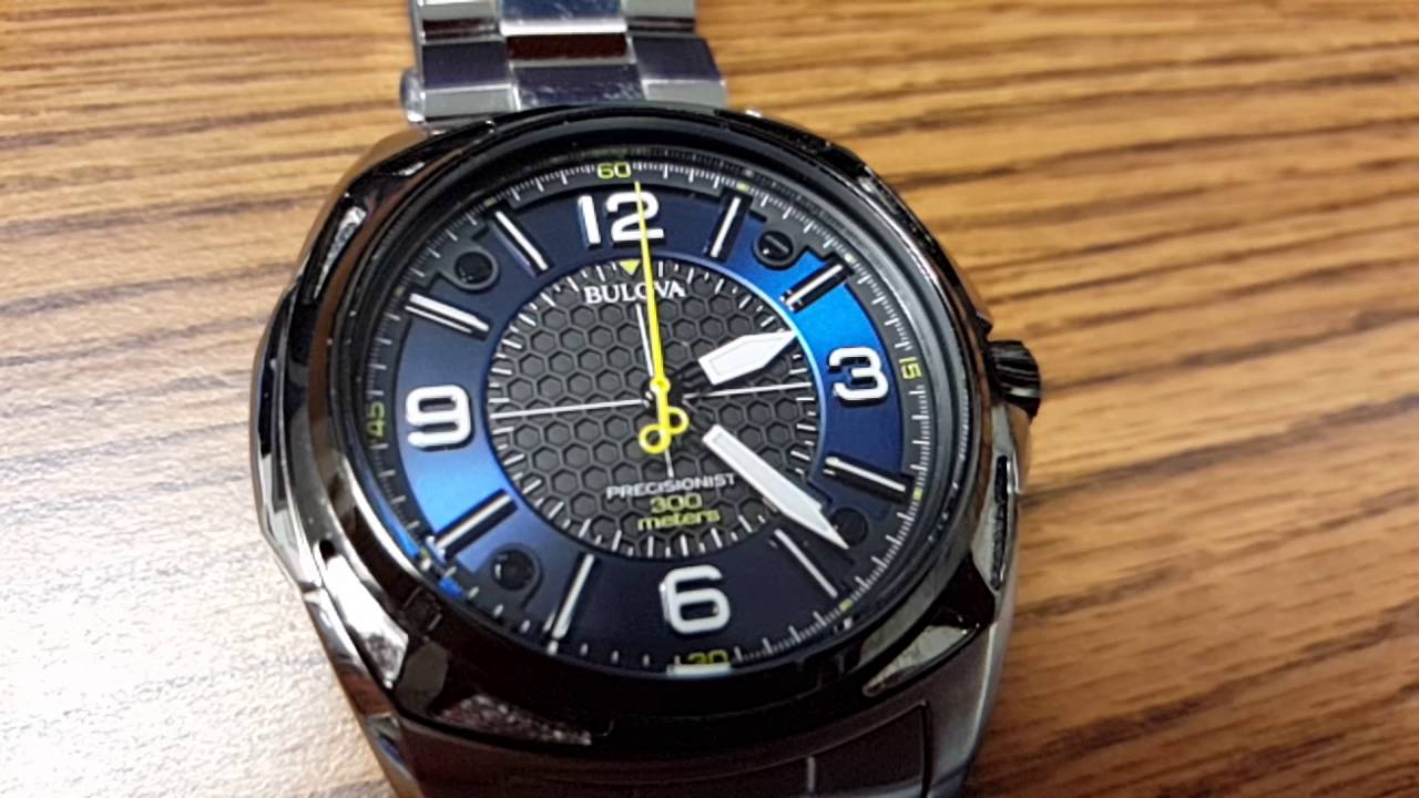 Bulova Precisionist Sweeping Second Hand in Slow-Motion