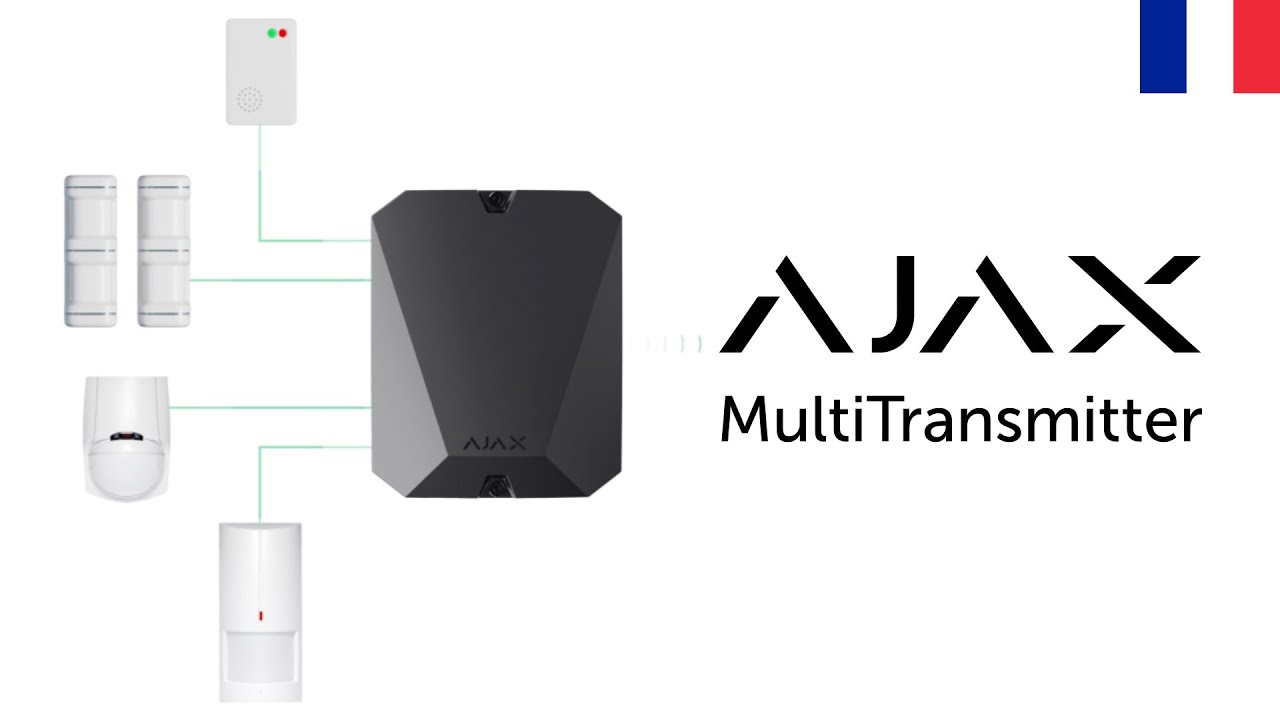 AJAX MultiTransmitter 3EOL | Connectez les Alarmes tierces à Ajax