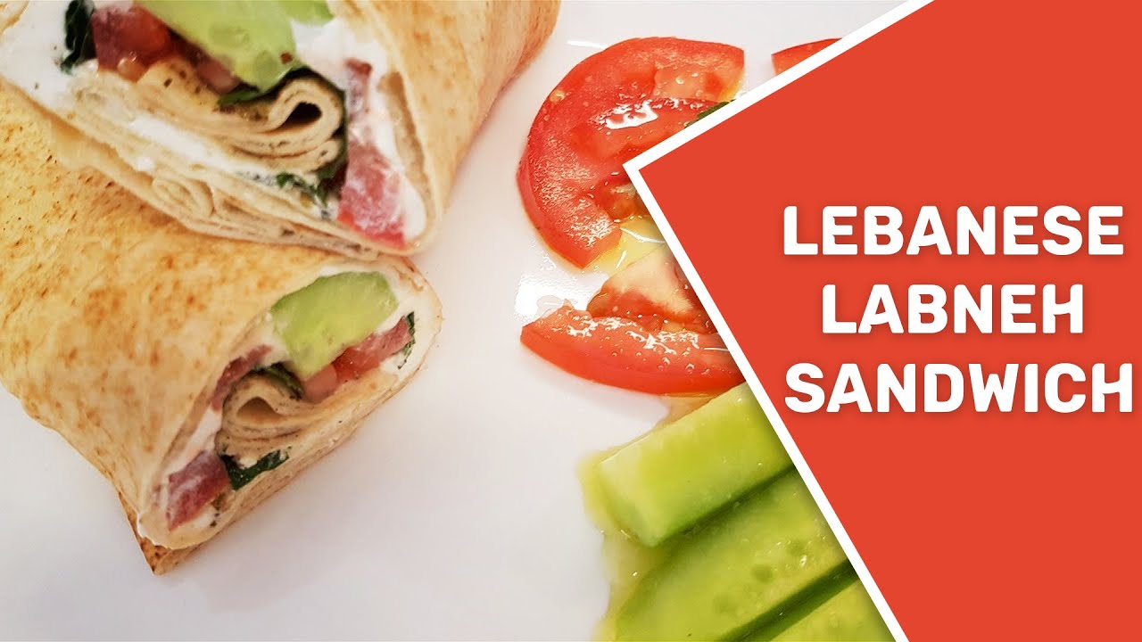 Delicious Lebanese Labneh Sandwich