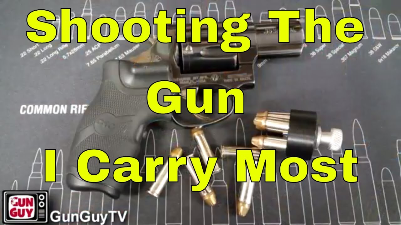 Shooting the gun I carry most.  My Taurus Model 85 in .38 Special +P