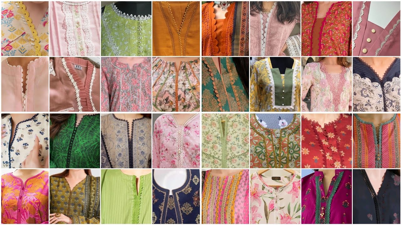 Easy & Elegant Lace Neck Designs | Kurti Neck Design Inspiration 2026