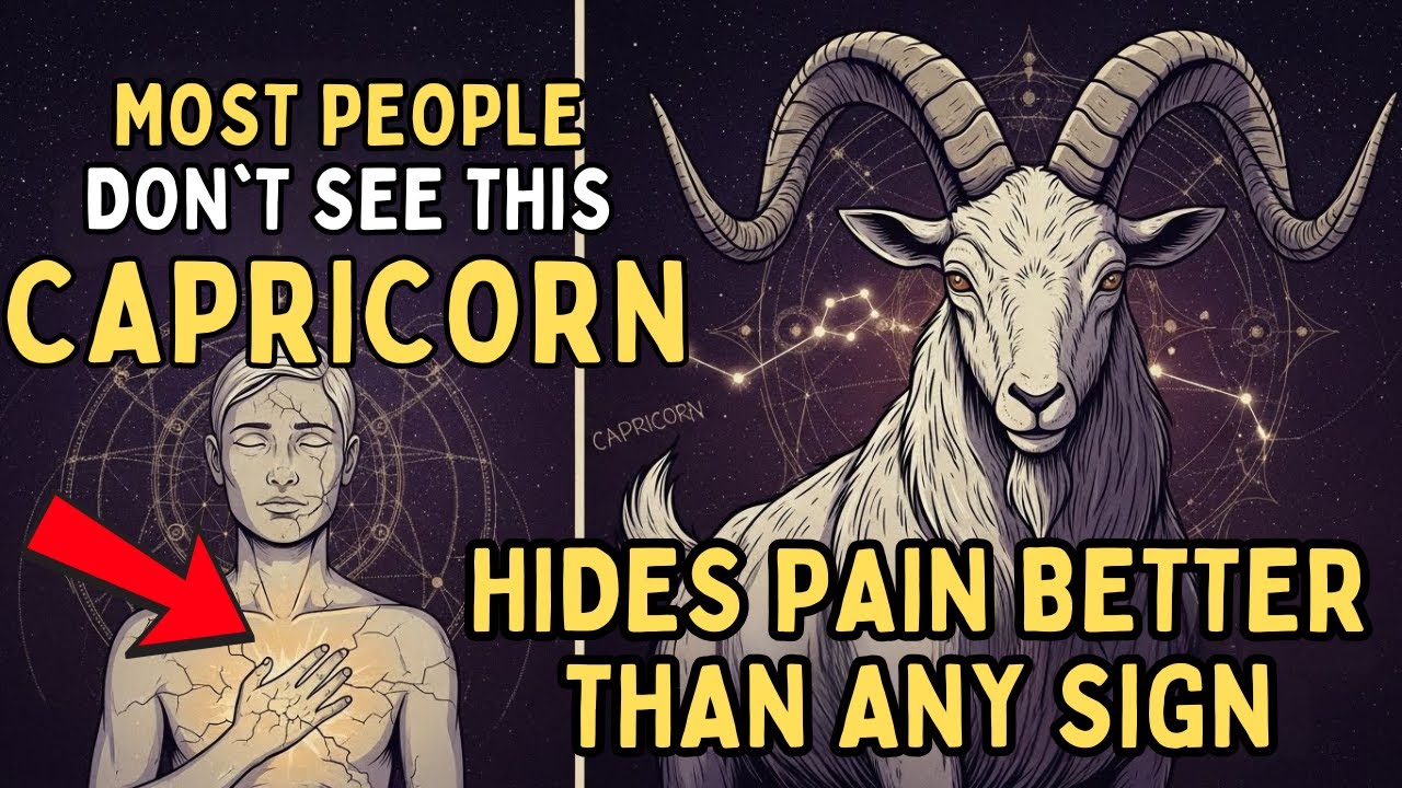 Most people don't realize this: Capricorn hides pain better than any other sign.