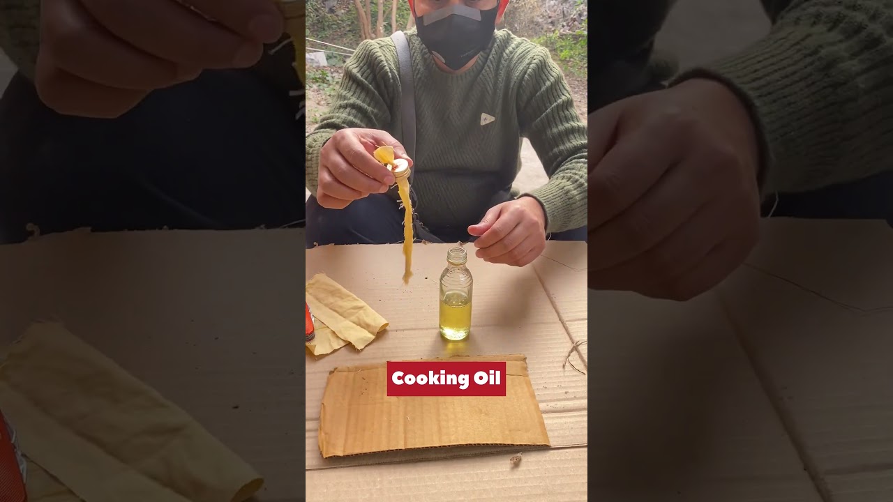 Survival Skills | Camping Trick For Oil Lamp 