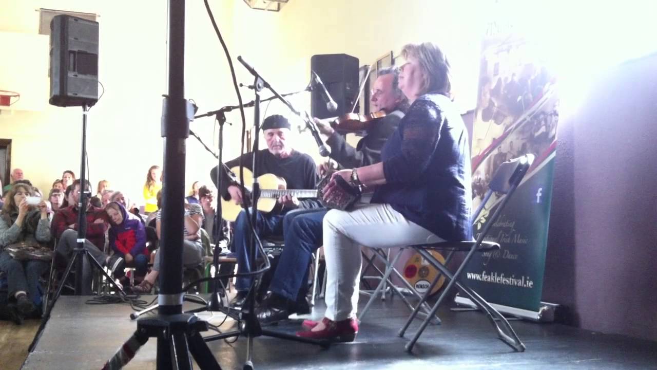 Martin Hayes, Mary MacNamara and Dennis Cahill at Feakle Festival 2015