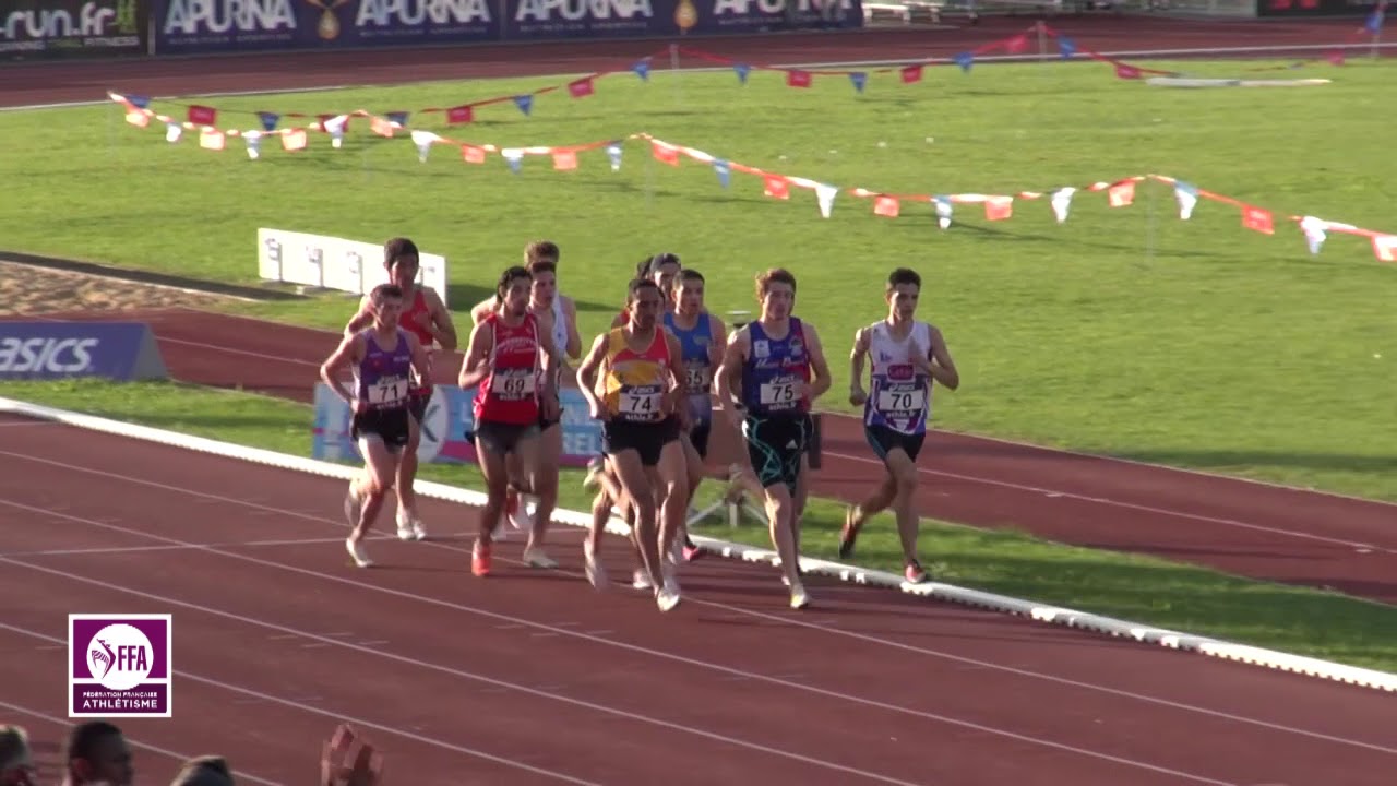 Ch&acirc;teauroux 2016 : Finale 1500 m Juniors M (Baptiste Mischler en 3'54''19)