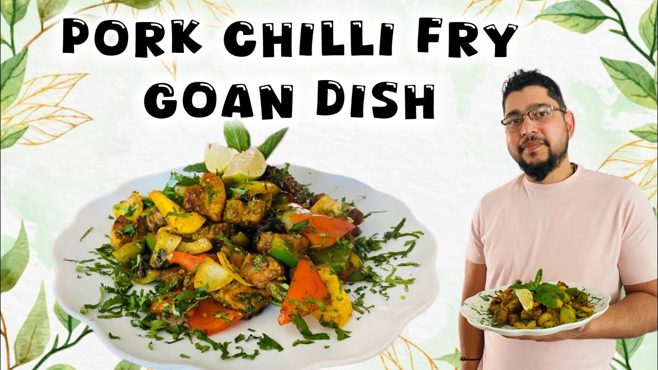 Pork chilli fry | Goan dish #konkanivlog #goanvloger #porkchilly #porkbelly #goa #recipe