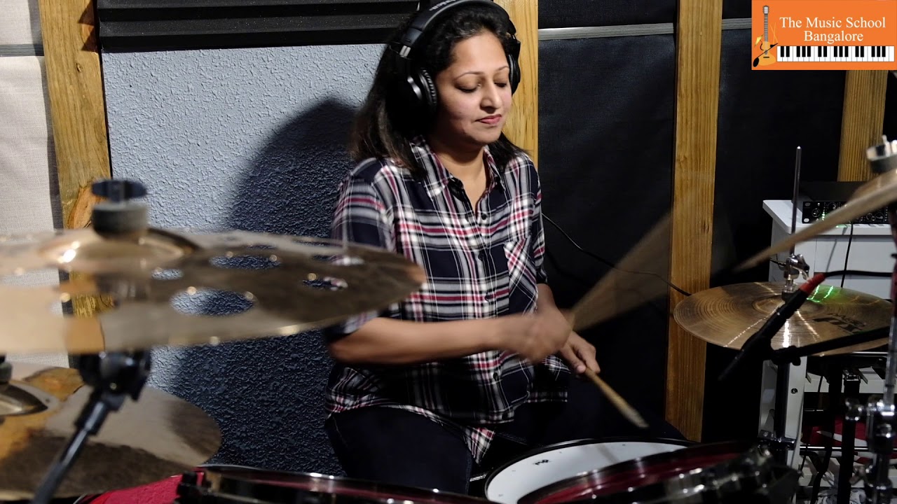 Wooly Bully Drum Cover by Maya Chandy | The Music School Bangalore