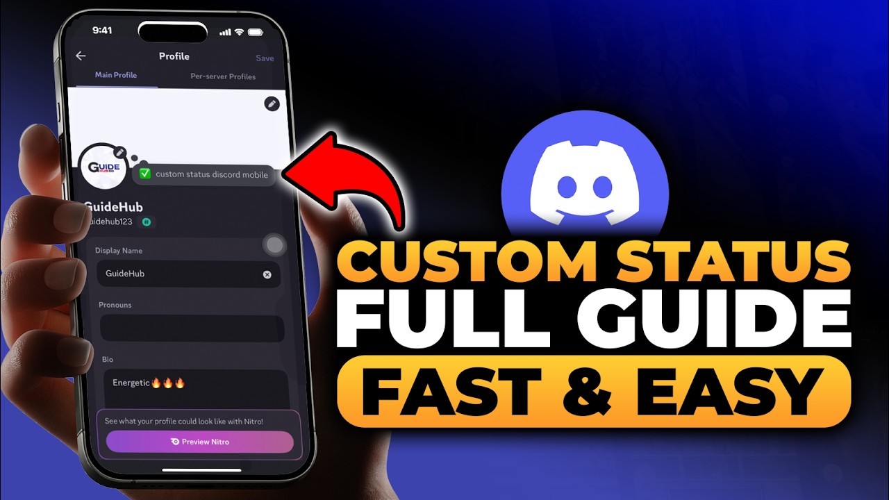 Custom Status Discord Mobile (𝟮𝟬𝟮𝟲) | 100% WORKS | NO Yapping, To The Point! | FAST & EASY