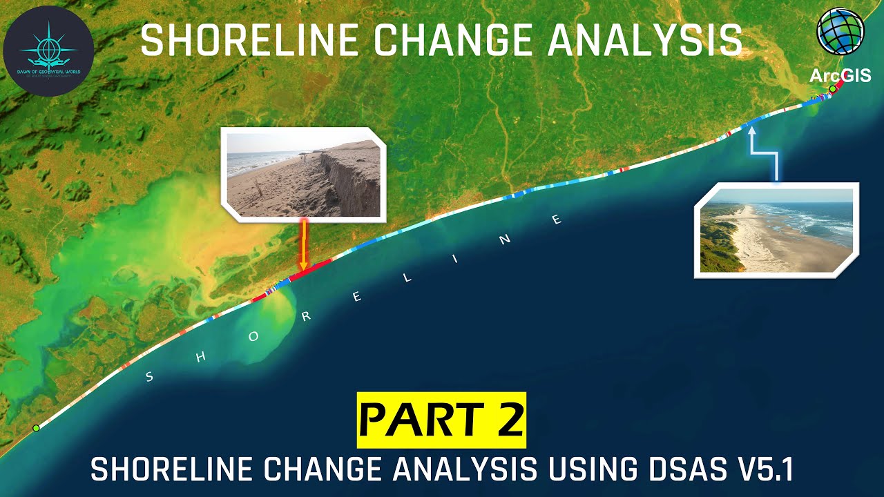 Shoreline Change Analysis with DSAS v5.1 in ArcMap | Shoreline Change Analysis PART 2