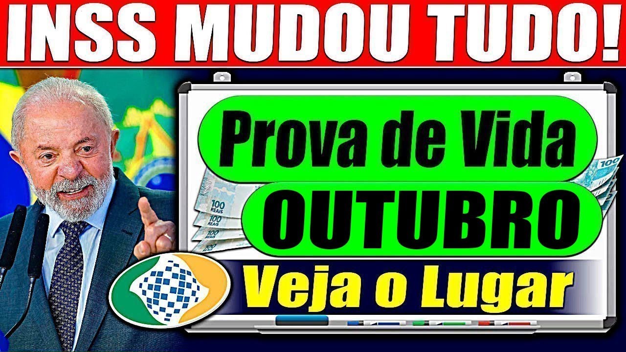🔴INSS MUDOU TUDO: Prova de Vida OUTUBRO 2025 - Veja AONDE e COMO fazer!