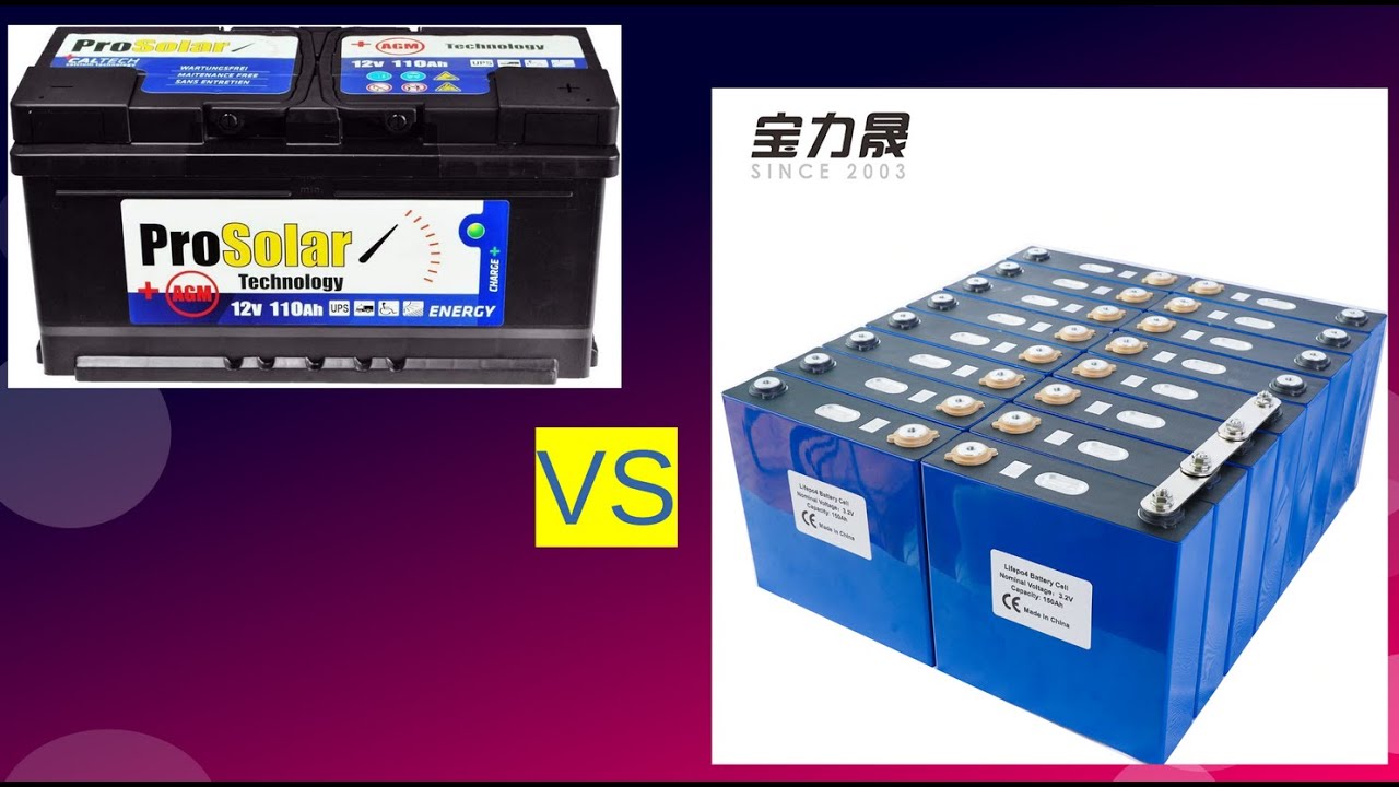 AGM vs LiFEPO4: batterie per fotovoltaico