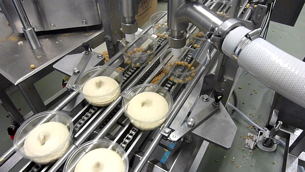 FILLFAST VOLUMETRIC FF1500-H2 for filling hummus in cups