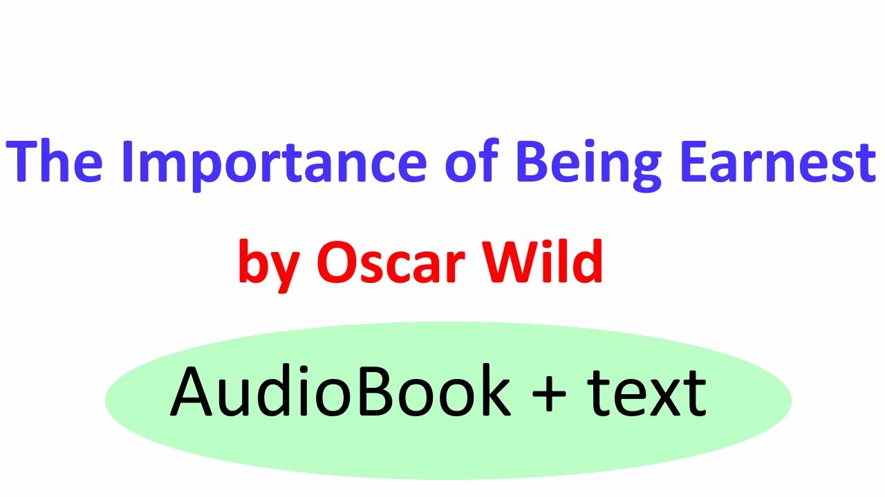 The Importance of Being Earnest #audiobook #subtitle #lernenglish