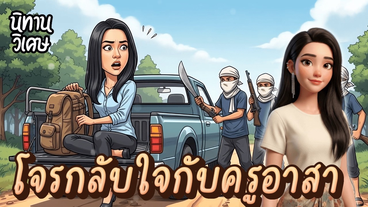 โจรกลับใจกับครูอาสา | EP.43 นิทานวิเศษ #นิทานพื้นบ้าน #นิทานก่อนนอน #นิทานสอนใจ