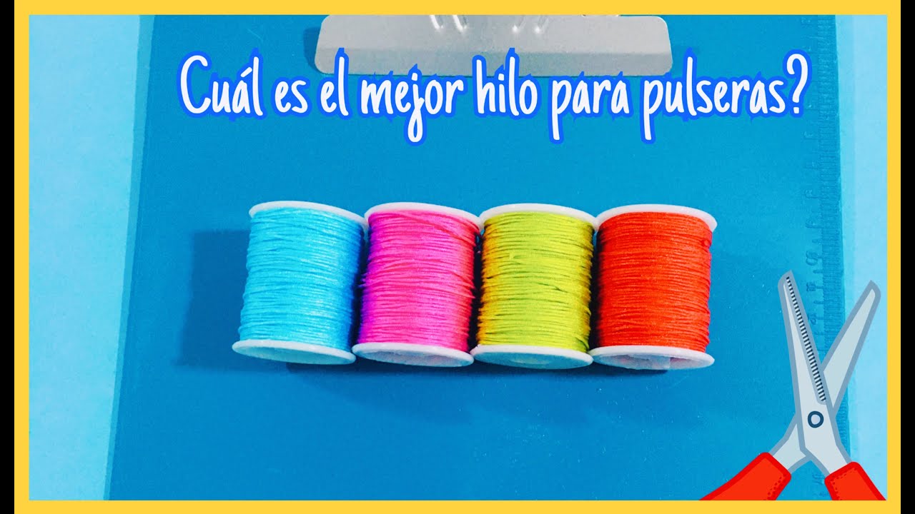 Hilos mas usados para hacer Bisutería 🧵 Donde Comprar Beebeecraft